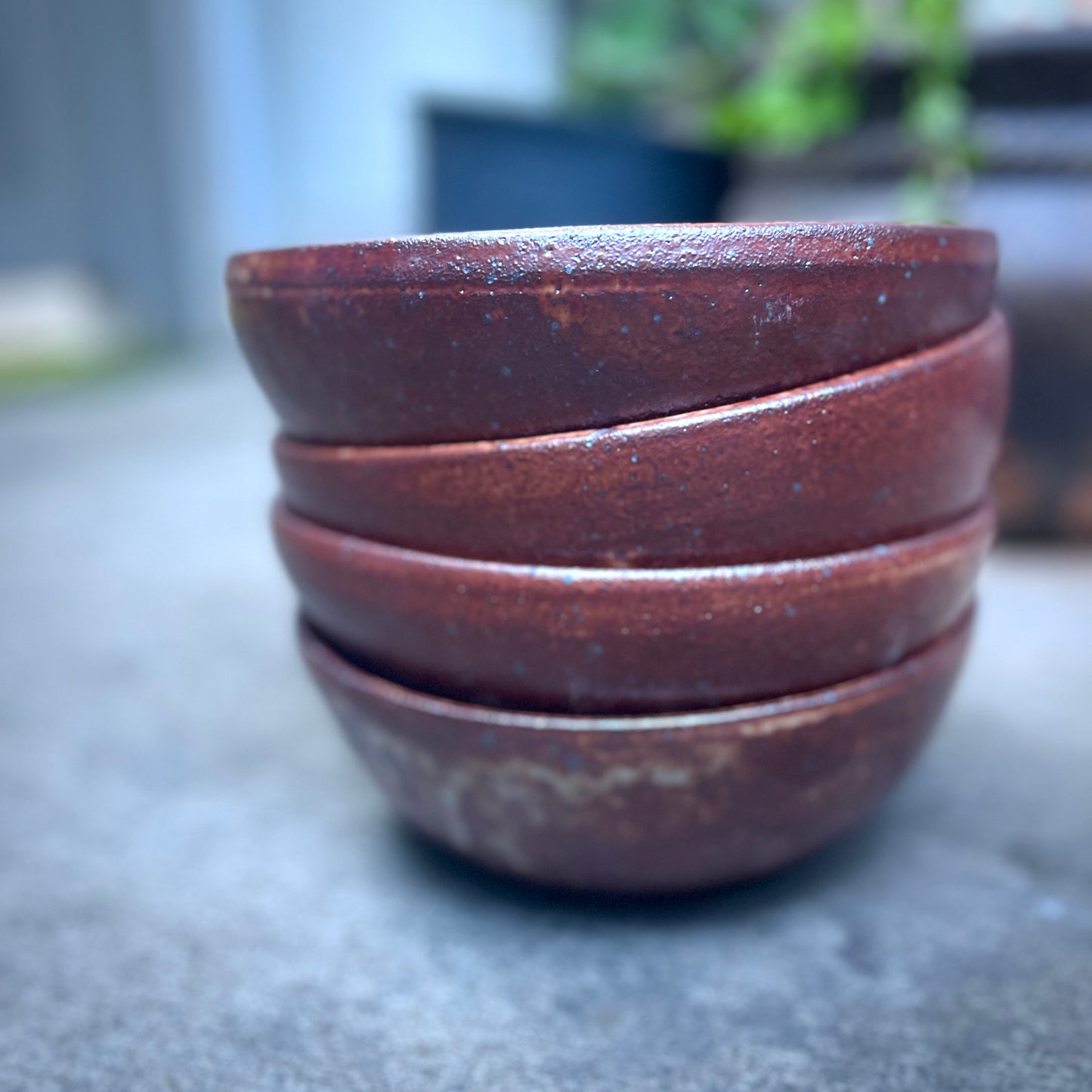 Large Soup Bowls (shino on red clay)